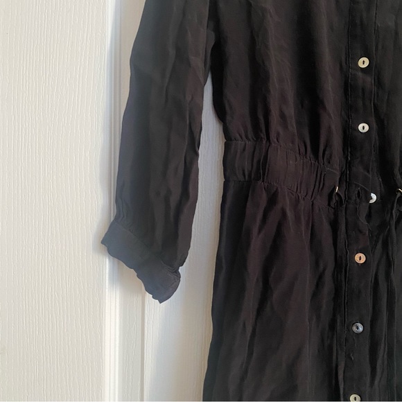 DYNAMITE BLACK DRESS WITH BELT - Picture 6 of 8